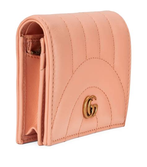 pink gucci marmont wallet|gucci marmont wallet small.